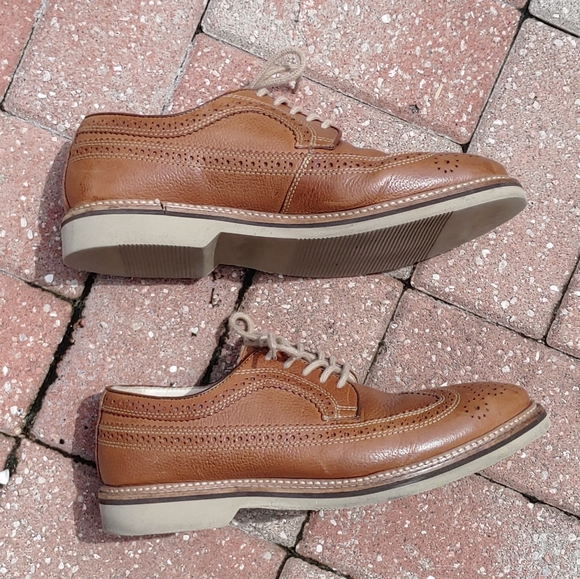 1901 Nordstrom Kyle Longwing Leather Brogues Sz 8M - Picture 2 of 13
